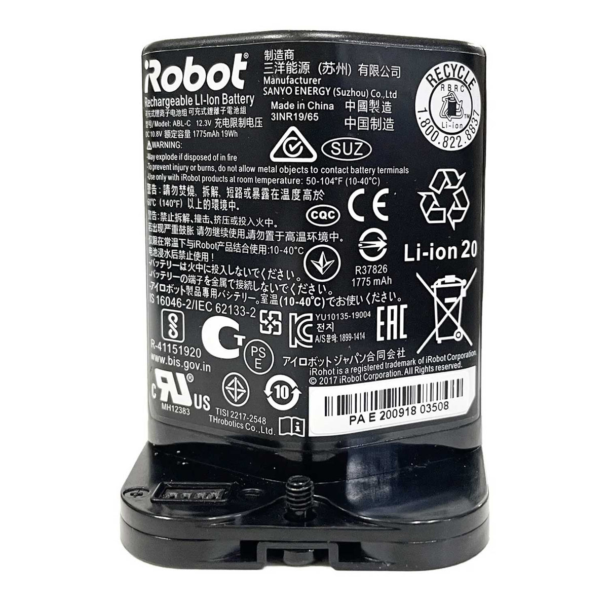 Genuine ABL-C Battery for iRobot Braava Jet M6 (6110) M611020 M612880